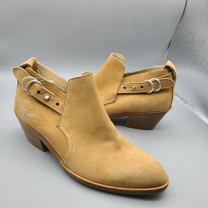 Rag & Bone women Ankle Boots Tan Sand  Sullivan Nubuck slip on 9.5 39.5 new